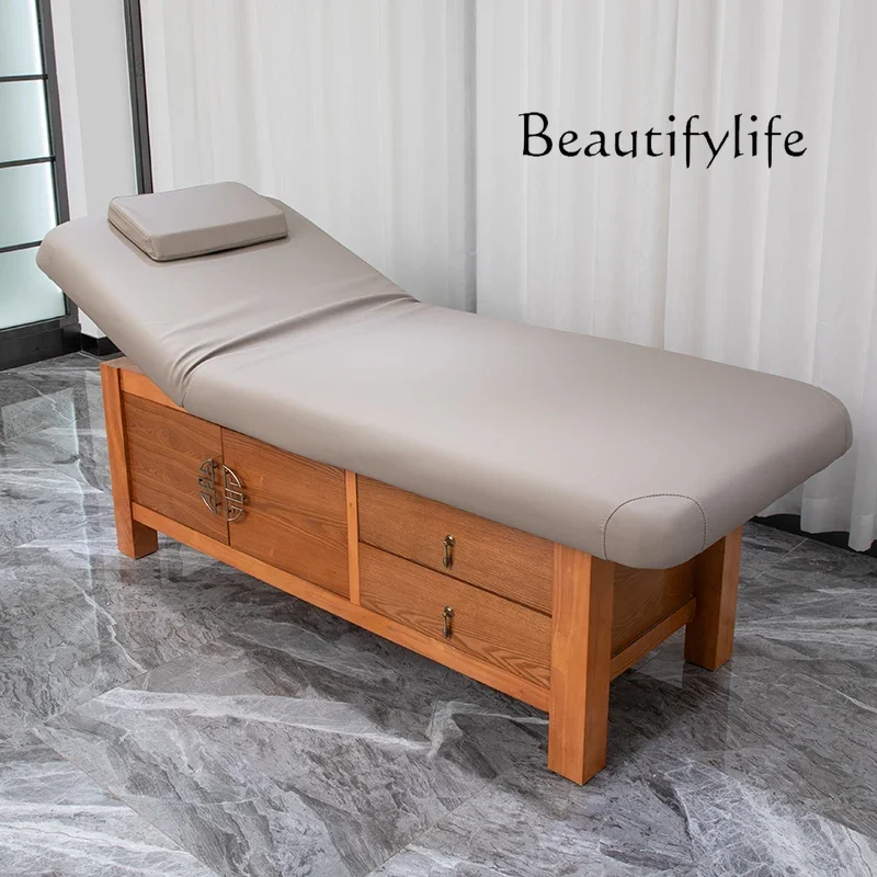 Facial Bed Beauty Salon Special Body Spa Massage Therapy Bed Stepping Back Essential Oil Massage Bed