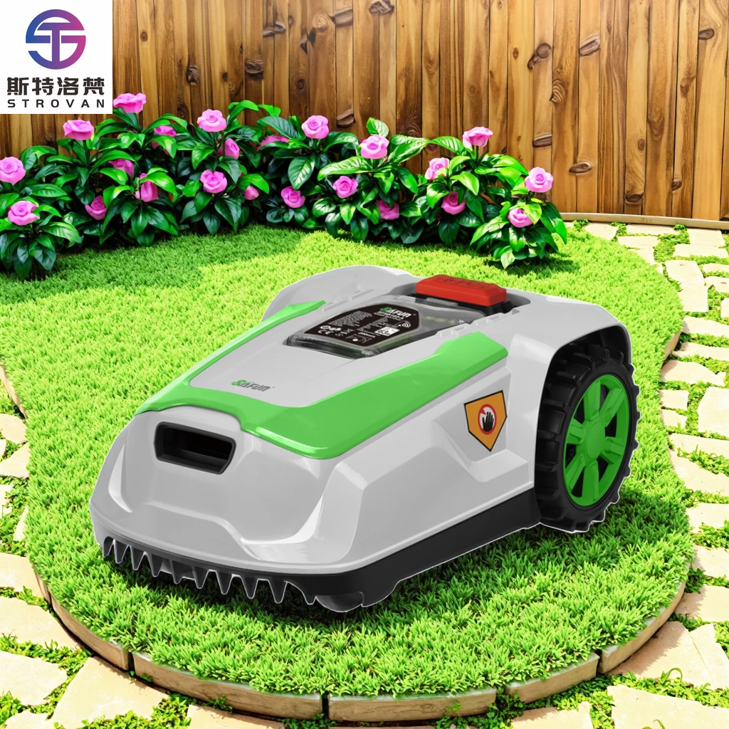 

STLF China DIY GPS Radar Controlled Robot Lawn Mower 1000 Square Meters Electric Wifi Remote Automatic Grass Cutting Machine 100