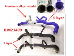 JLM21499 Car hose on cooler water tank For jaguar series XF XJL Engine five pipe Radiator upper pipe Connecting pipe Water tank