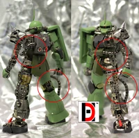 HD Metal Power Tube ZAKU Model Action Figures Modify Parts for MG HG RG Model Kits Building Tools Hobby DIY Accessories 2