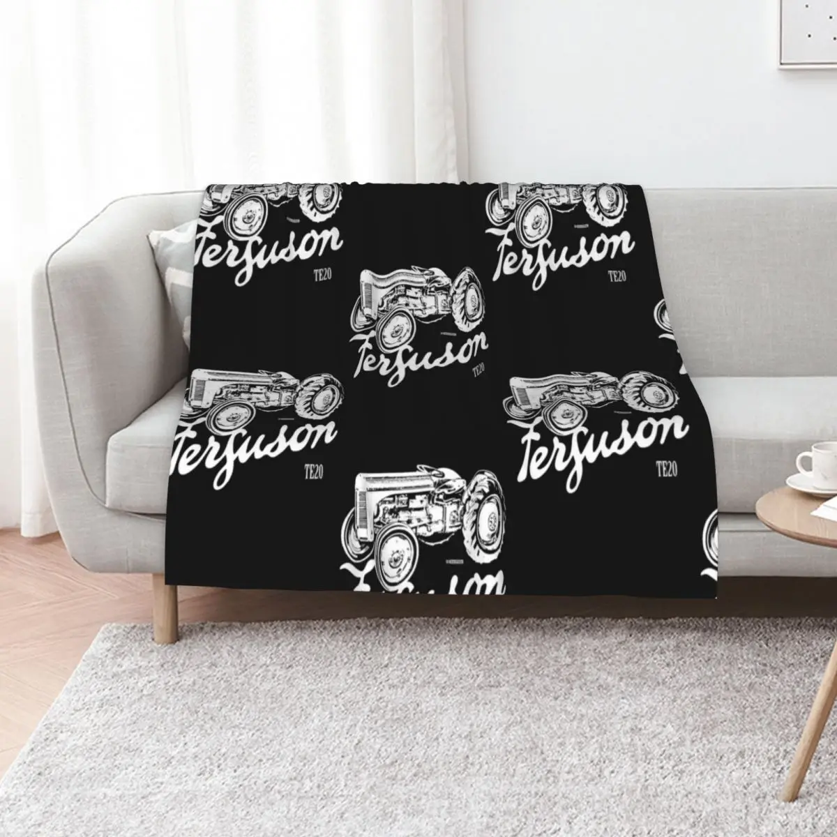 Fergusons Te20 Men Scripts And Illustrationes Throw Blanket Single Soft Plaid Thin Hairy Multi-Purpose Bed Blankets