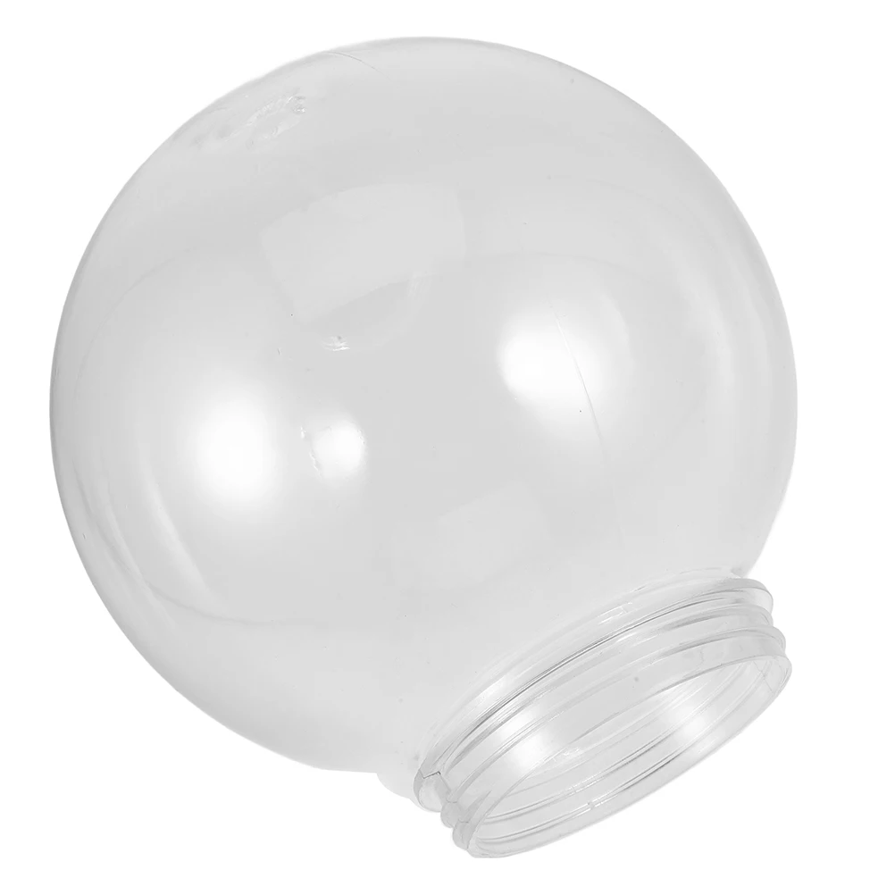 

Acrylic Round Transparent Globe Lampshade Replacement 25Cm Ball Cover 12Cm Opening Outdoor Wall Garden Light Fixture