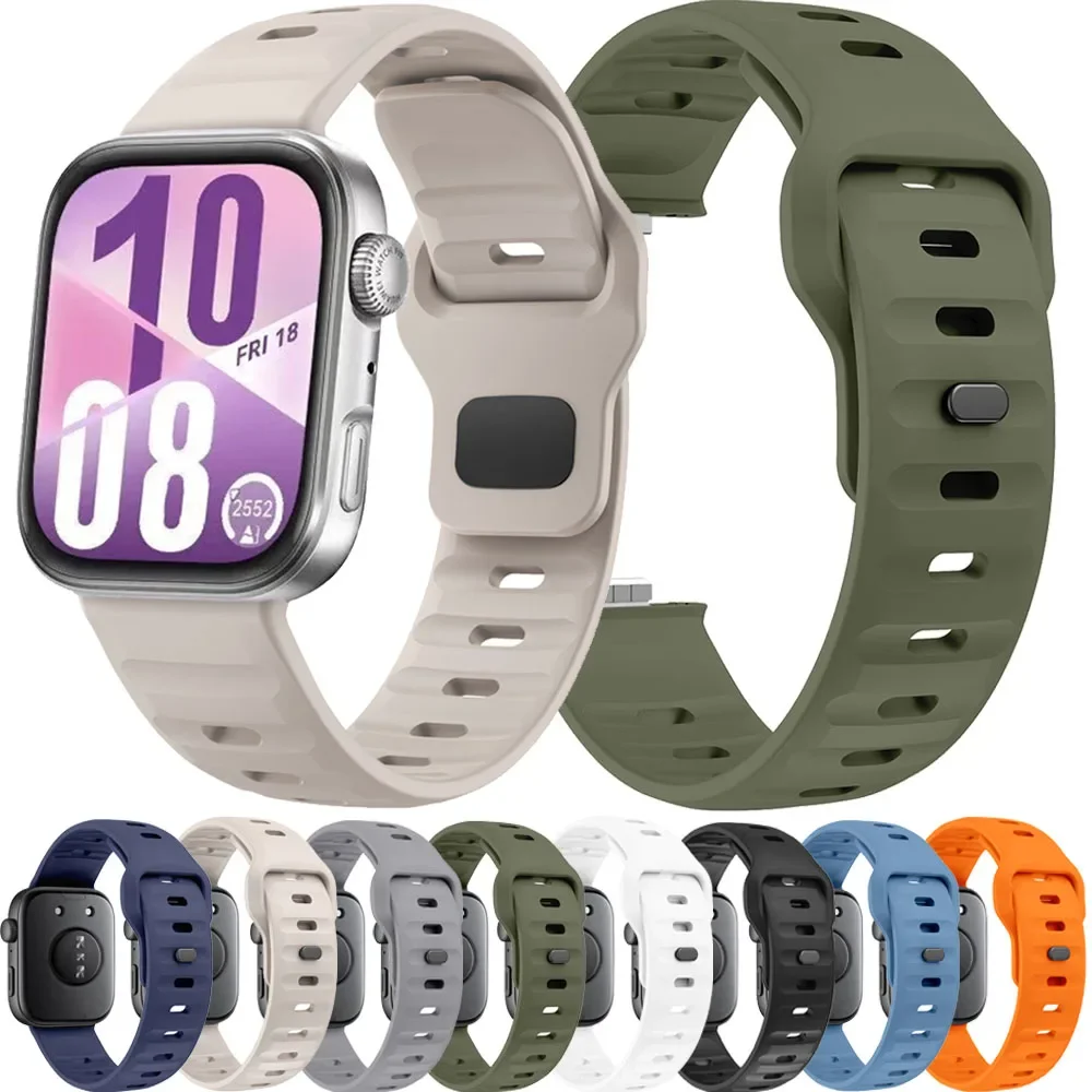 Weiches Silikon-Armband für Huawei Watch Fit 3/4/4 Pro Smart Watch Armband Armband Gürtel für Huawei Watch Fit 4 Pro Zubehör