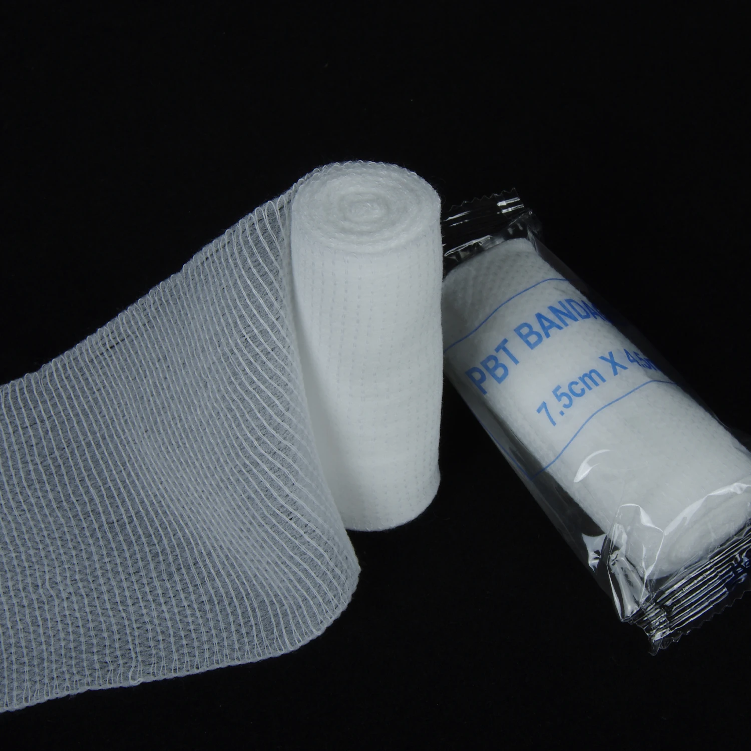 PBT Elastic Bandage First Aid Kit Gauze Roll Wound Dressing Medical Nursing Emergency Care Bandage 7cm*4.5M Medical Supplies