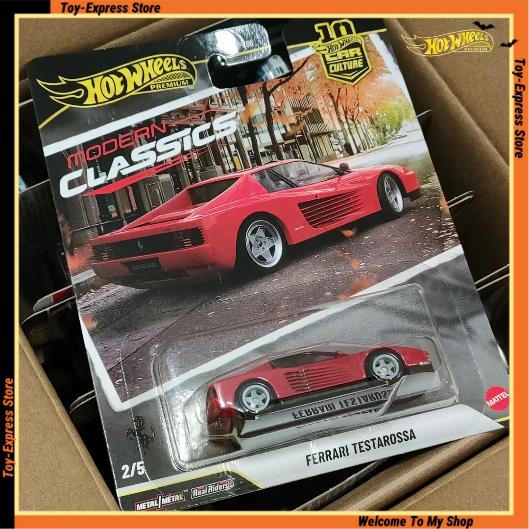 

Hot Wheels Premium Modern Classics Ferrari Testarossa 2026 New Car Culture 1:64 Diecast Retro Car Model Collectible Vehicle Toy