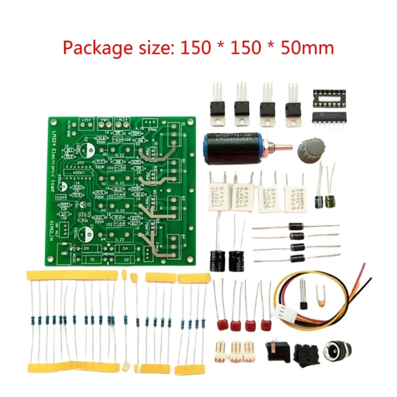 DIY Electronic Load Power 150W Simple Electronic Load Power 150W 10A / 60V 2.5A Battery Capacity Tester Breadboard Dropship