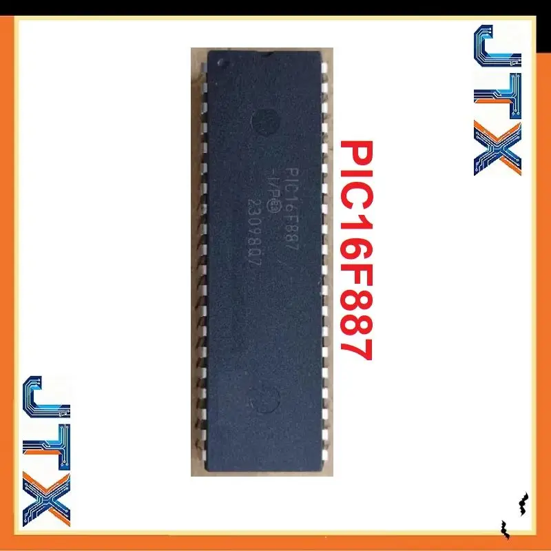 2-5PCS/LOT 8-bit microcontroller MCU PIC16F887 I P DIP40 PIC16F887-I/P