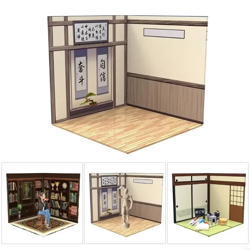 

Backdrop Scene Display Board Background with Stable Structure Stability For Home Studio Anime Figure Display 15UB