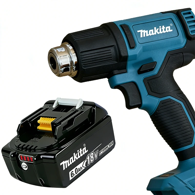 

Battery genuine 100% Makita DHG181 18V Cordless Heat Gun LXT Lithium Power Tools 150-550ºC Shrink Film Baking Gun Clear Sticker