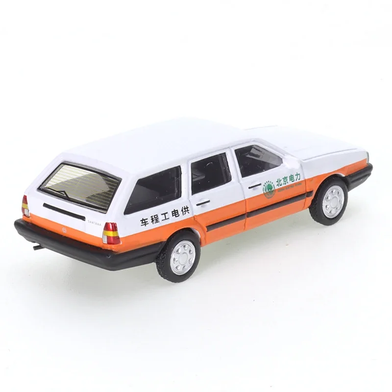 XCARTOYS 1/64 Volkswagen Santana Beijing Electric Power Engineering Vehicle Kids Toys Cars Diecast Metal Model for Boys