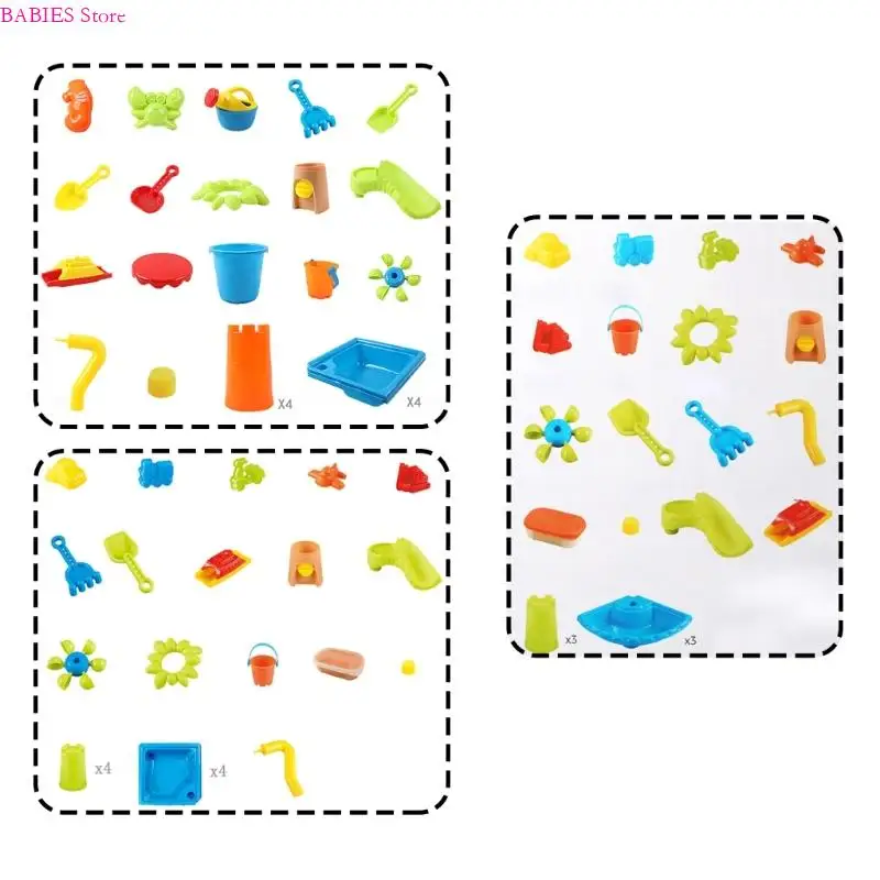 

C9GB Beach Play Play Children's Sand and Water Play Set поощряет творчество и командную работу для коллекции игрушек для детей