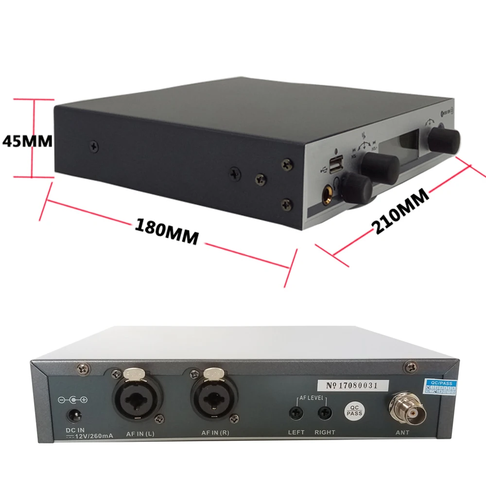 Leicozic In Ear Monitor System EW300G3 IEM Wilress Monitoring Inear Stage Return Music DJ Equipment Professional Sound System