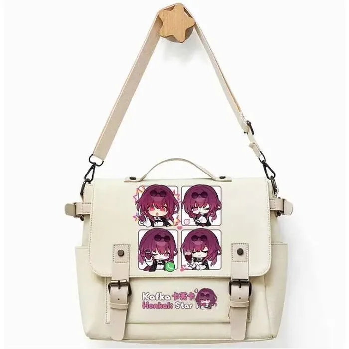 

Anime Honkai: Star Rail Kafka Cosplay Casual Oxford Messenger Schoolbag Shoulder Bag Student Teenager Gift B327 Anime