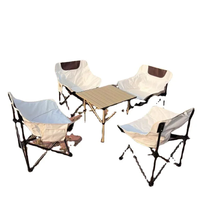 

Sketching folding chairs, folding tables and chairs, barbecue tables, moon chairs, portable load-bearing, 500 kg high-back lazy