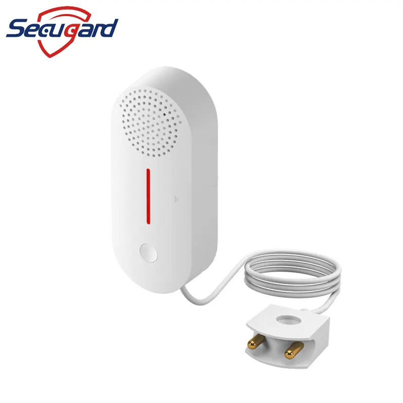 WiFi Water Leak Sensor Tuya Leakage Detector Flood Alert Overflow Detect Smart Life APP Home Security Alarm Support Timing