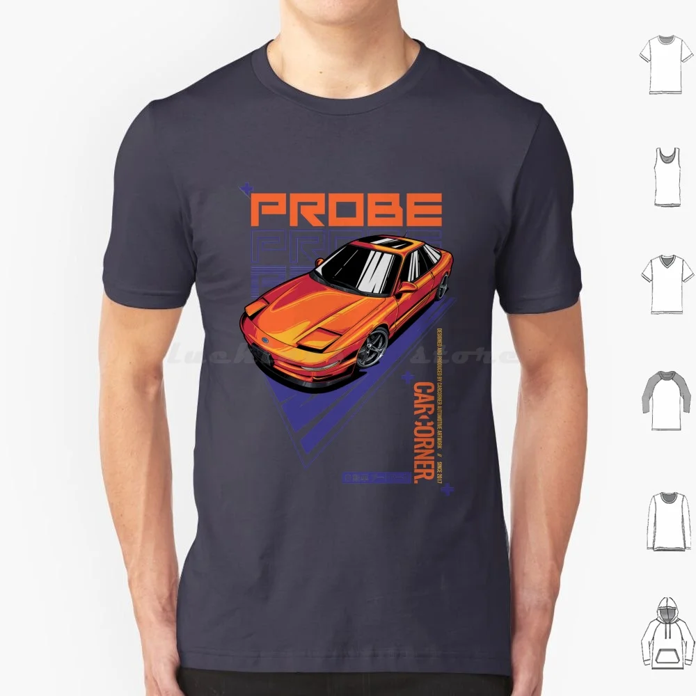 Probe-Carcorner T Shirt Big Size 100% Cotton Probe Gm General Motors Gt Carcorner Car Cars Cargram Graphic Vector Vectorart