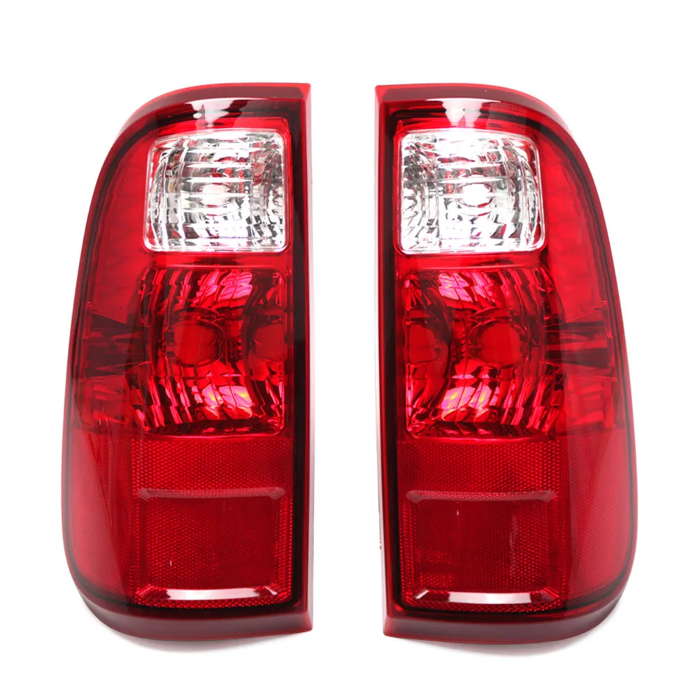 Car Tail Warning Lamp Turn Signal Rear Brake Light 1 Pair For Ford F250 F350 F450 F550 Super Duty 08-2016 ABS Red & Clear