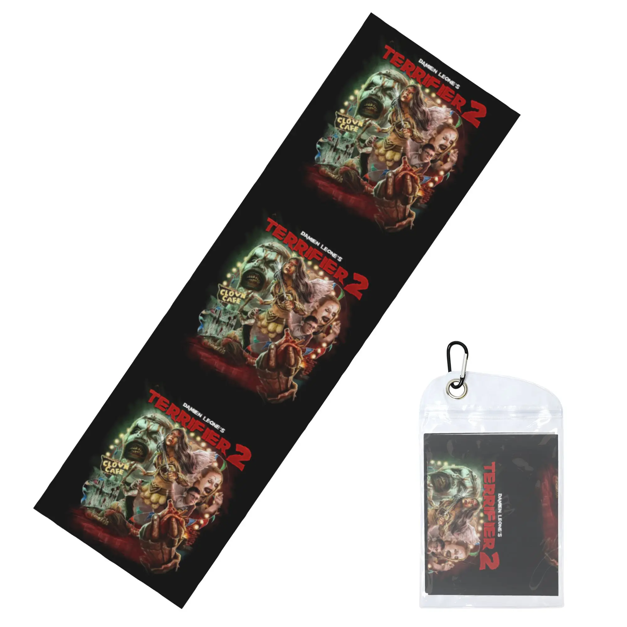 Terrifier Two Movie Cold Exercise Towel Face Towel Quick Dry  Pool Breathable Cold Towel