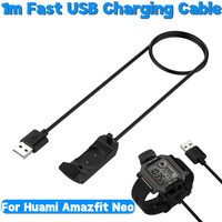 Fast USB Charging Cable Portable Charger Device Smart Watch Wireless Charging Cable for Amazfit Neo Smart Watch 1m