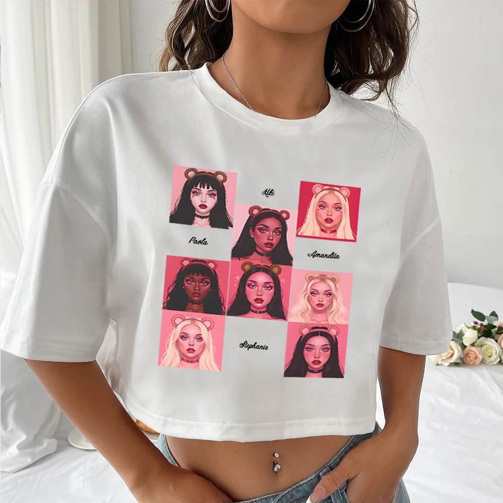 

Omar Courtz Primera Musa Tour Cropped Tops Shirt Omar Courtz Merch Short Sleeves Crop Tops