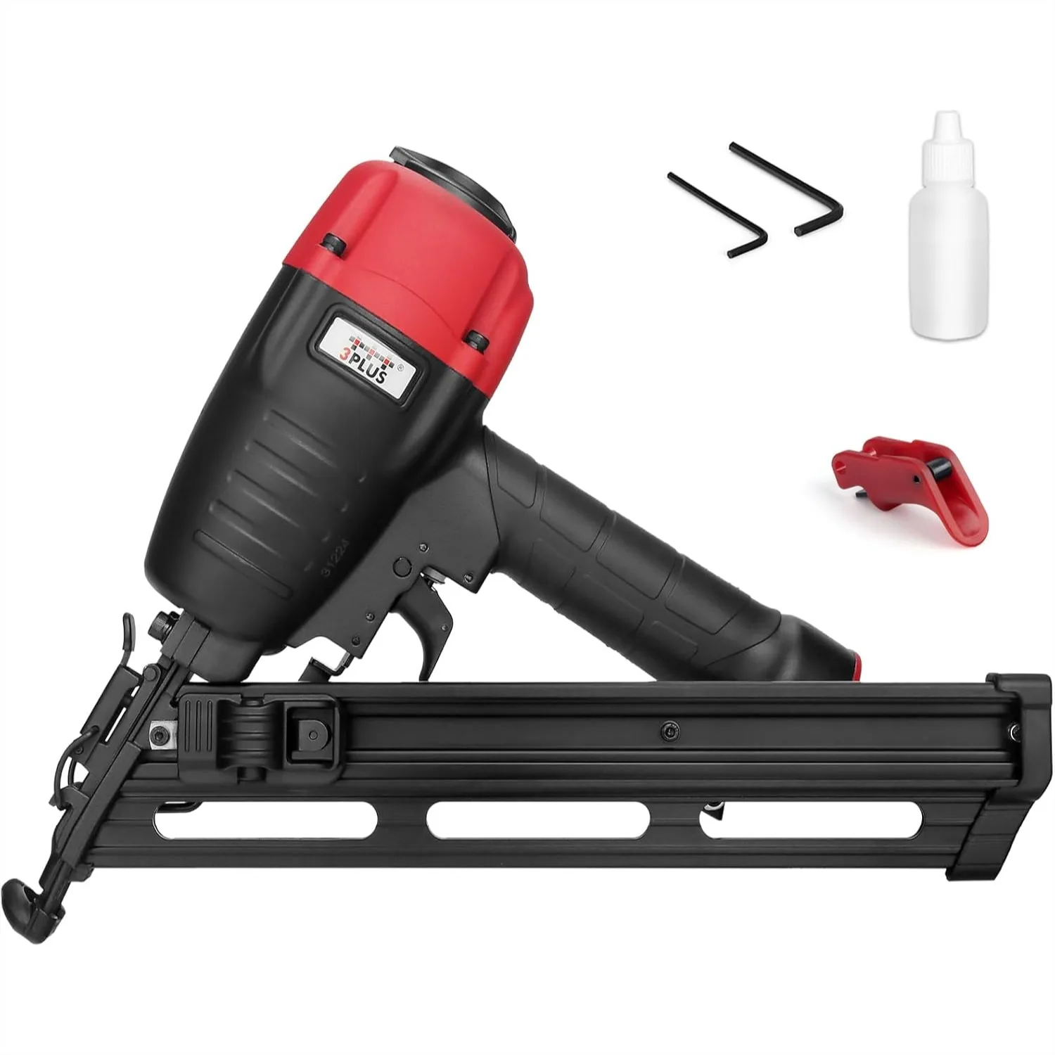 

15 Gauge Angled Finish Nailer for 1-1/4" to 2-1/2" DA Nails with Tool-Free Depth Adjustment
