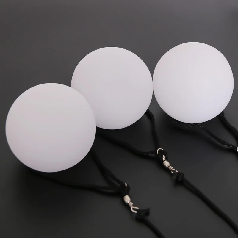 Buikdansballen RGB Glow LED POI Gegooid Ballen voor Stage Performance Hand Props Accessoires Nachtshow Feestartikelen Geschenken