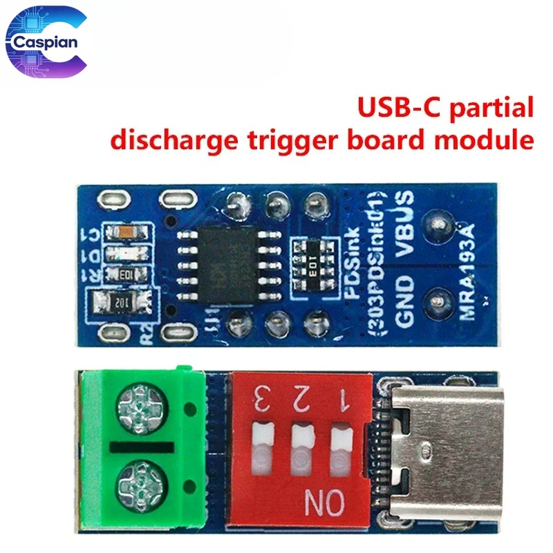 Модуль-триггер USB-C PD (имитатор) для быстрой зарядки PD/QC, плата-триггер Type-C с регулируемой подачей питания до 12В, модуль питания
