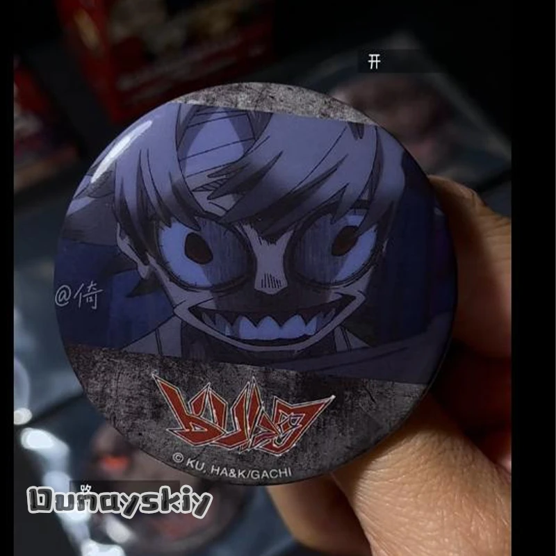 921GACHIAKUTA Season 2 New Outfit Cartoon Badge Button Pins Handmade Round Jewelry Brooch Collection Merchandise Gifts Anime