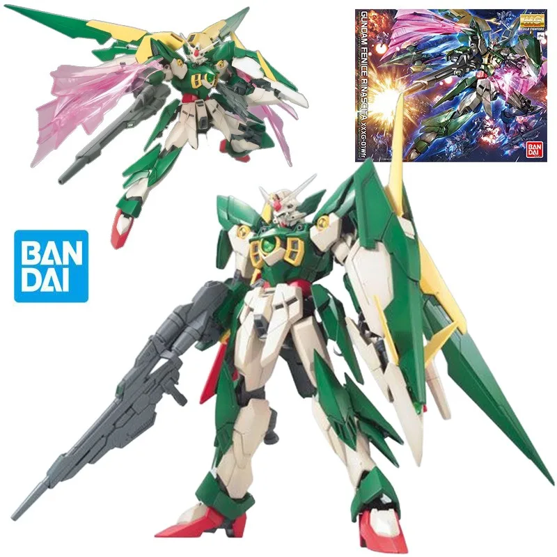 

Bandai MG 1/100 XXXG-01Wfr Gundam Fenice Rinascita Action Figures Gundam Build Fighters Anime Model Kit Toys for Boys Collection