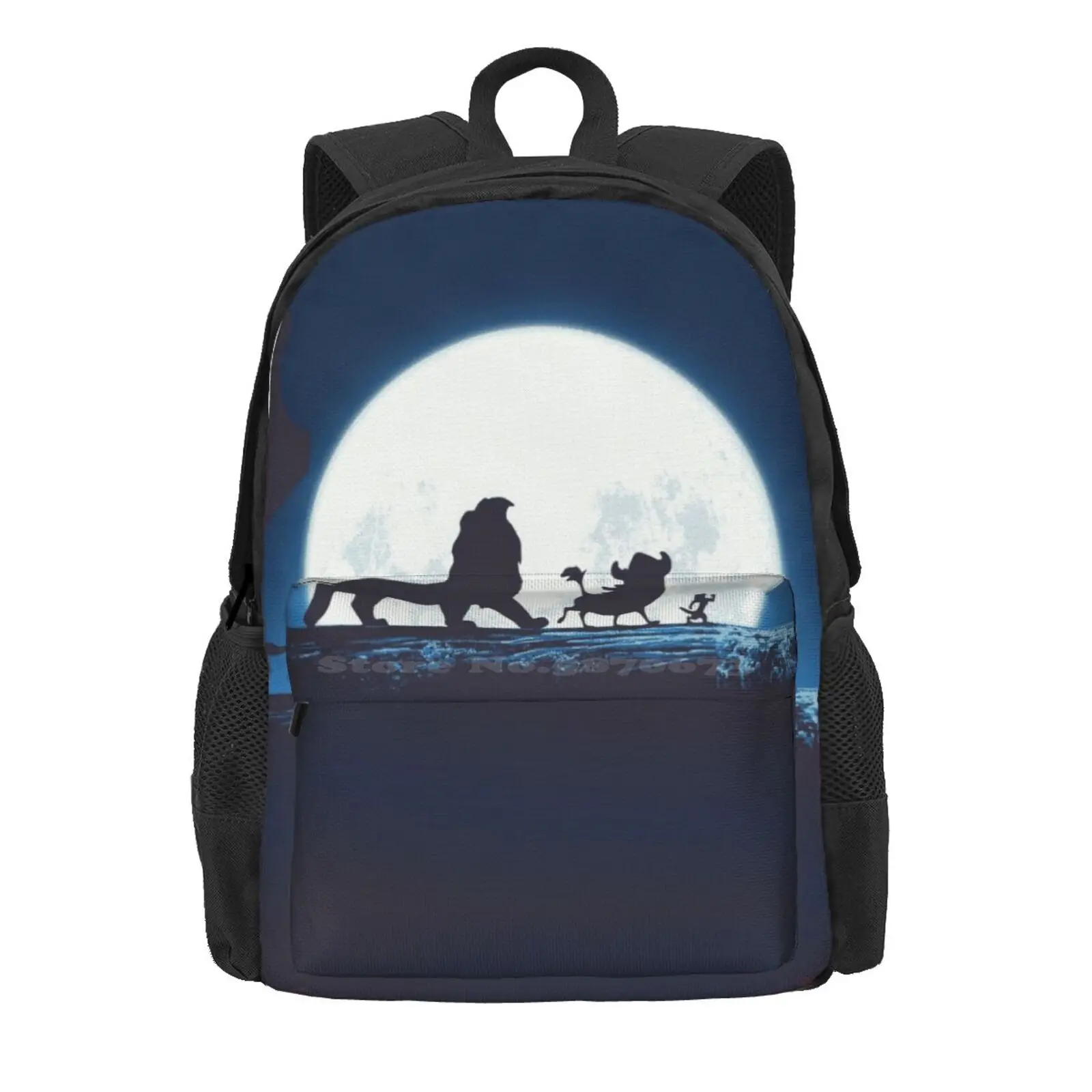 Hakuna Dreams Hot Sale Schoolbag Backpack Fashion Bags Lion King Hakuna Dreams Simba Timon Pumba Mufasa Circle Of Life