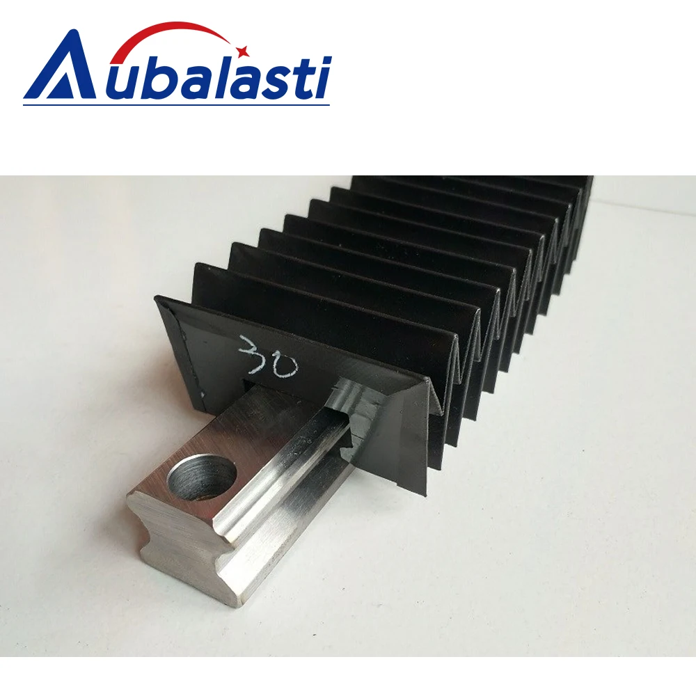 Aubalasti CNC Guide Linear Guide Organ Guide Dust Cover for HGR15 HGR20 HGR25 HGR30 HGR35 HGR40 HGR45 HGR55 HGR65 Linear Rails