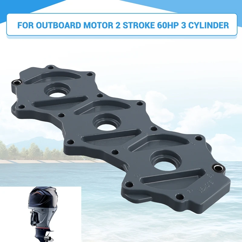 6H3-11191,6H3-11191-00-9M Cover Cylinder Head For Yamaha Outboard Motor 3 Cylinder 60HP 70HP 6K5 6H3 Series