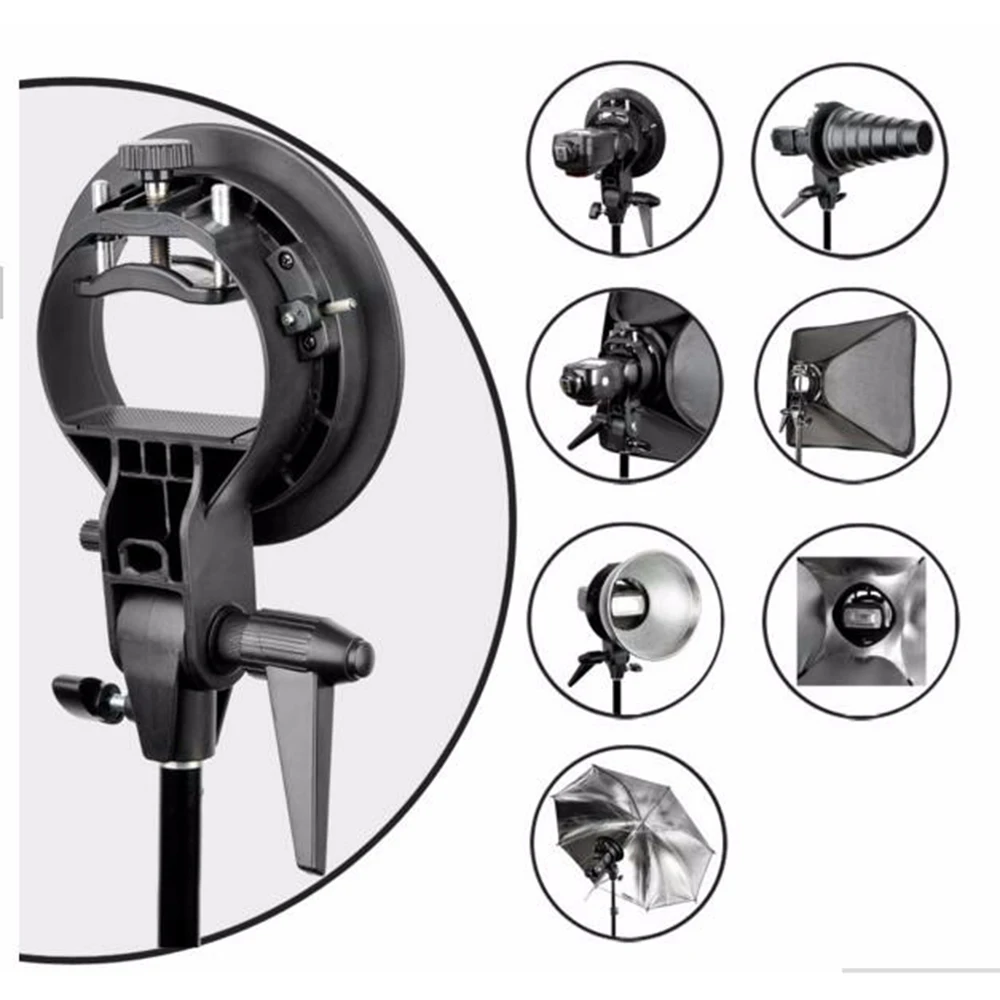 Godox-قوس بلاستيكي متين من نوع S ، ملحقات استوديو الصور ، لـ Speedlite ، Snoot ، Softbox