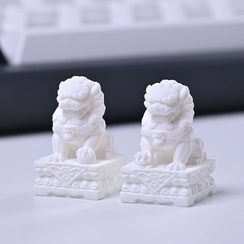 

Каменный колпачок для ключей с изображением льва, смола, ручная работа, 3D-печать, индивидуальные креативные персонализированные колпачки для клавиш для украшения механической клавиатуры