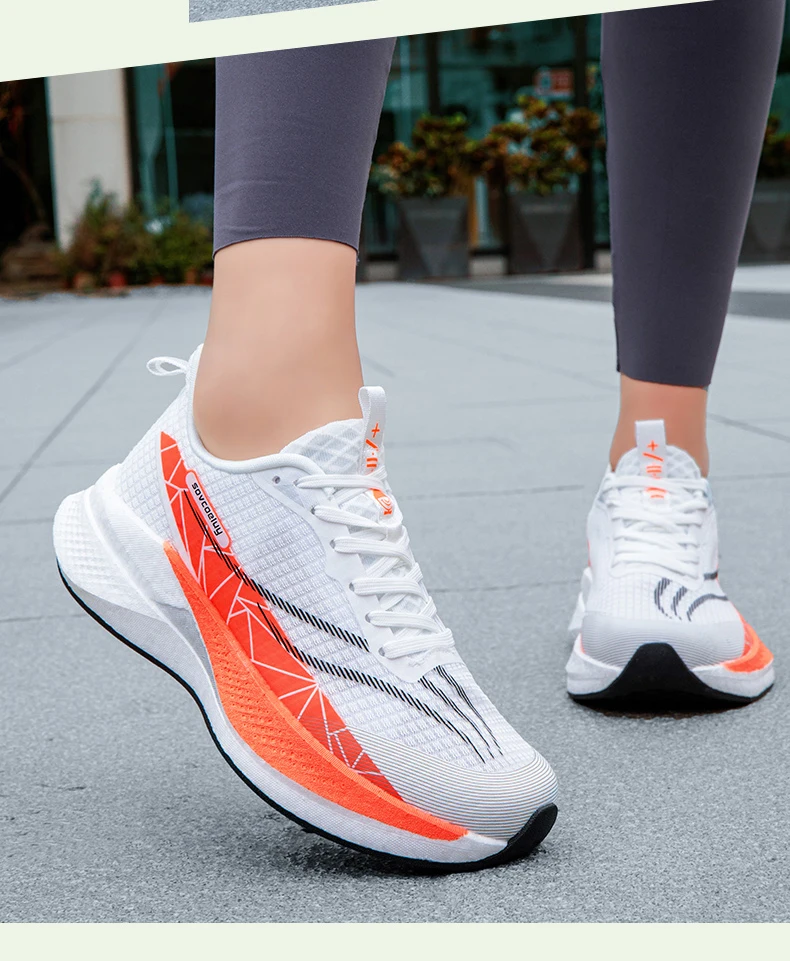 Marathon-Laufschuhe für Herren, Sport-Carbonsohle, atmungsaktiv, leicht, bequem, Damen-Sportschuhe mit Dämpfung und Stabilität – Detail 34