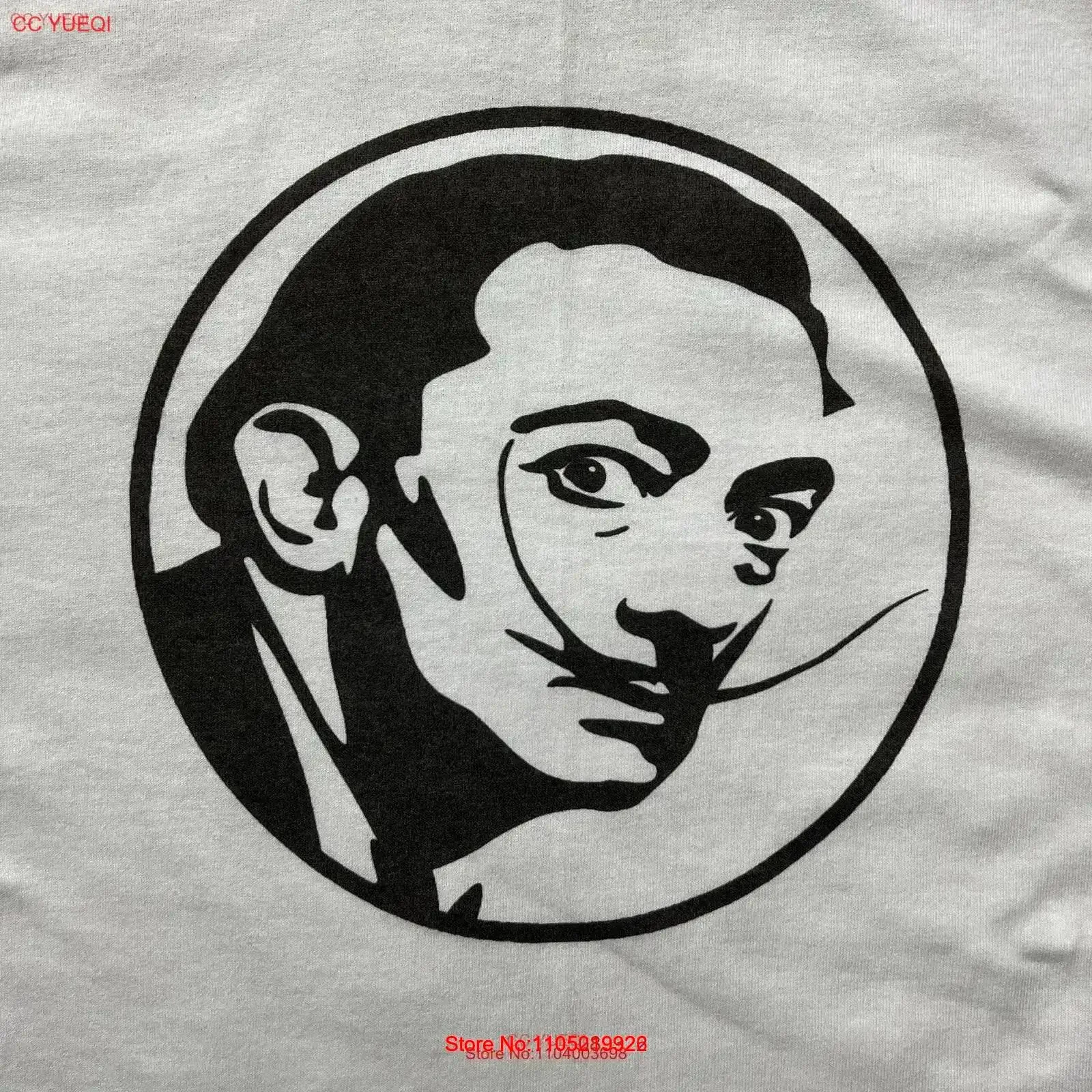 

NEW Dali surrealism art white T Shirt any size vintage Washed Casual graphic homme Stylish Breathable Comfortable vintage