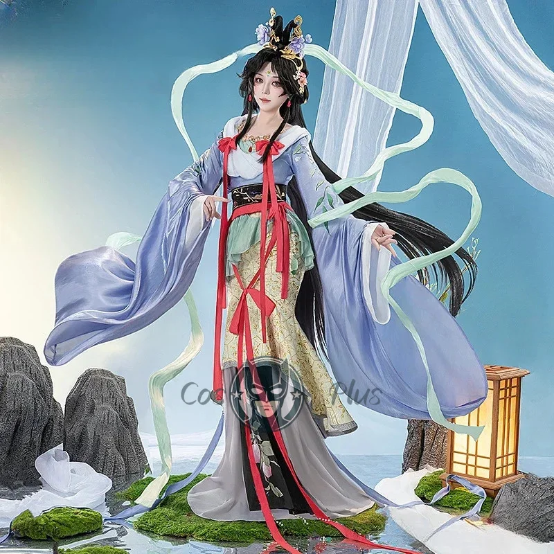 

Game Reverse: 1999 Jiu Niangzi Cosplay Costumes Chinese Style Gorgeous Hanfu Clothes Halloween Carnival Party Women Uniform