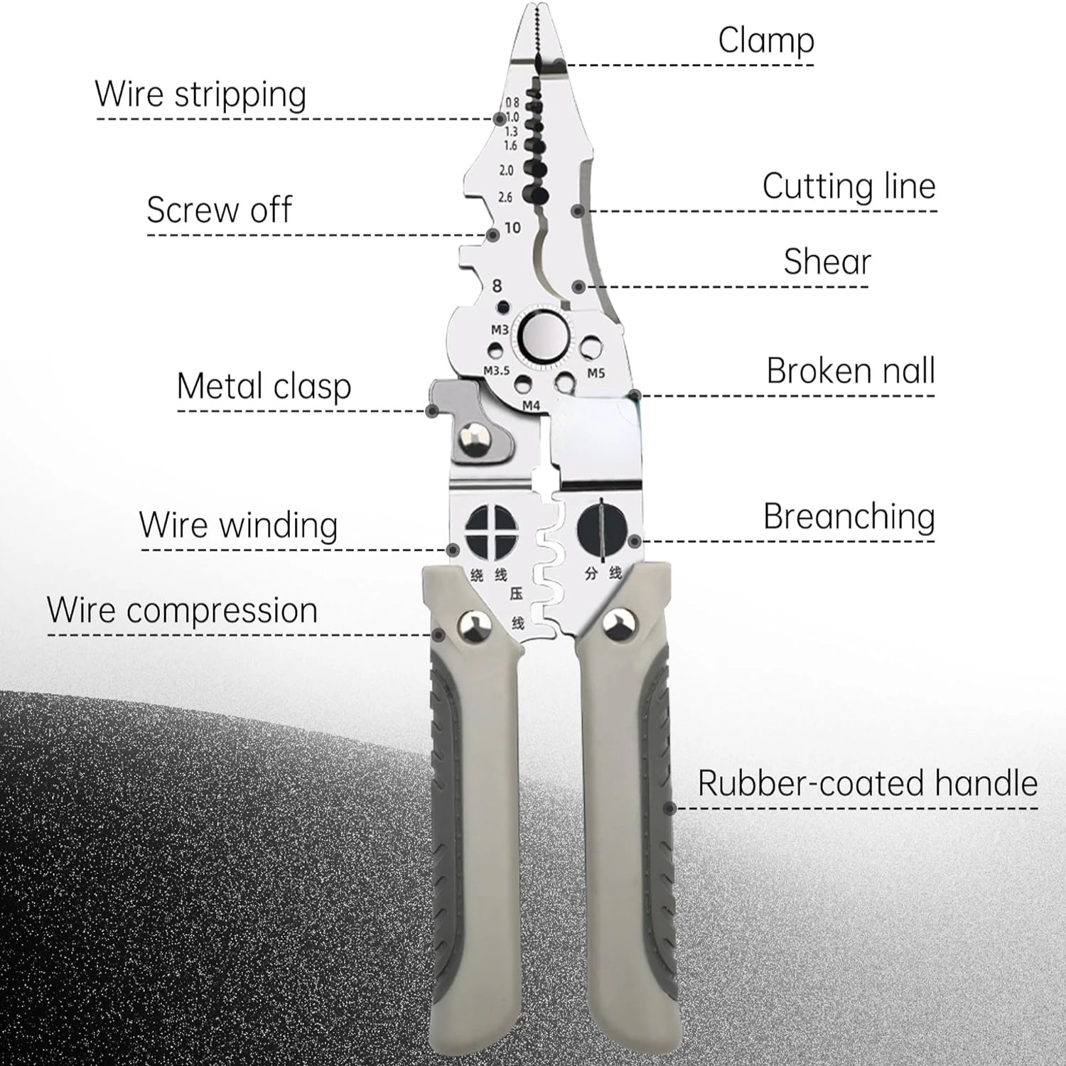 

2024 New Arrival Efficient High-Quality Professional Multifunctional Precision Wire Stripping Tool Superior Performance Wire St