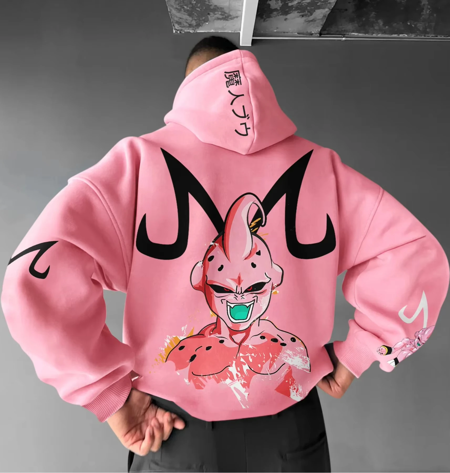 

2025 Animation Dragon Ball Animation Hot Blood Peripheral Casual Versatile Hot Blood Trend Hooded Sweater Unisex Casual Pullover