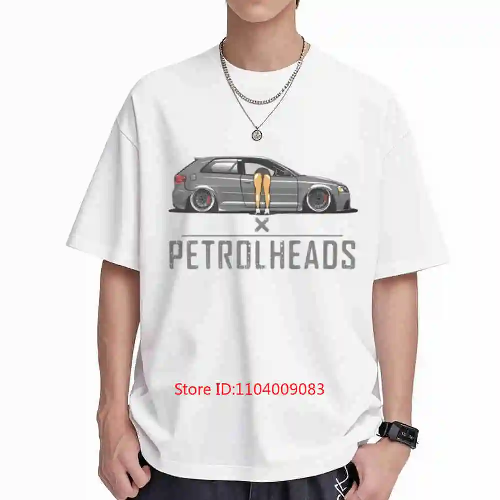 A3 8P Tuning Car Design Short Sleeve Tee 100% Cotton T-Shirt