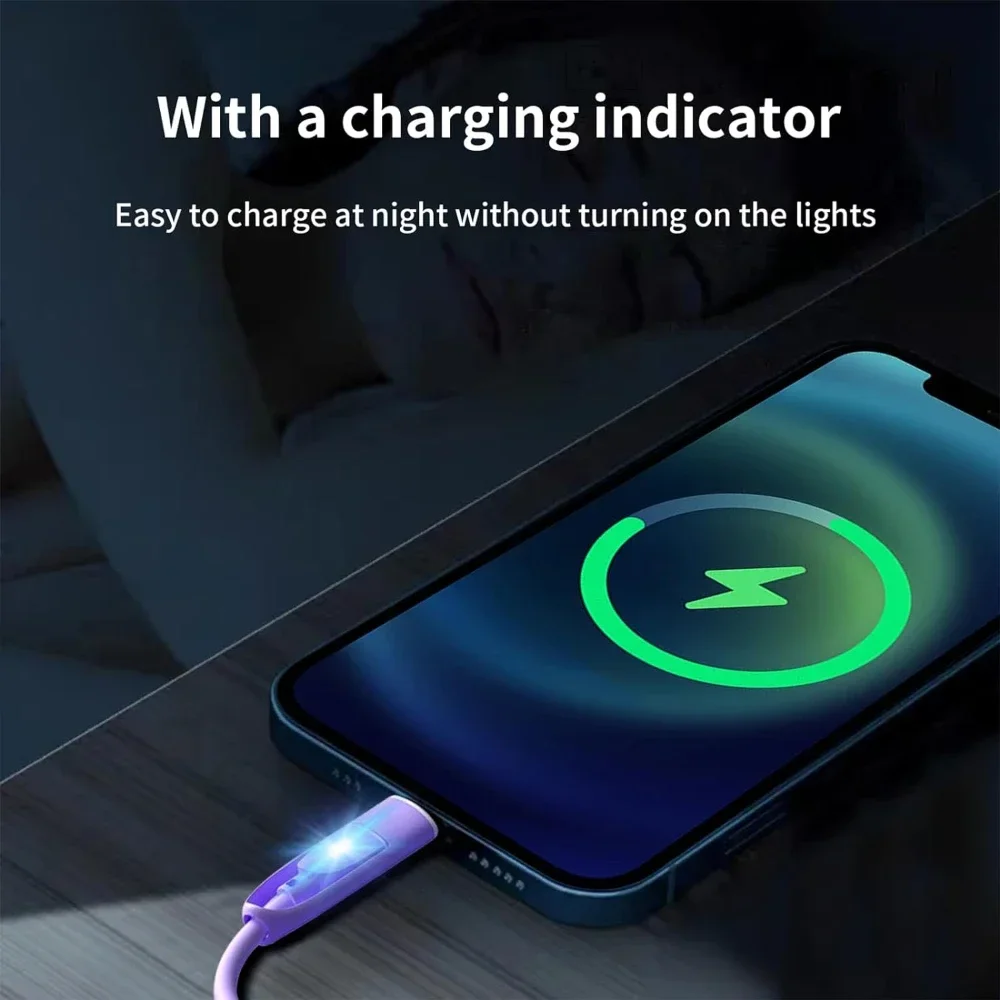4 في 1 100 واط شحن سريع كابل بيانات PD USB نوع C شحن سلك متعدد الوظائف USB إلى نوع C سلك بيانات سلك كابل شحن سريع