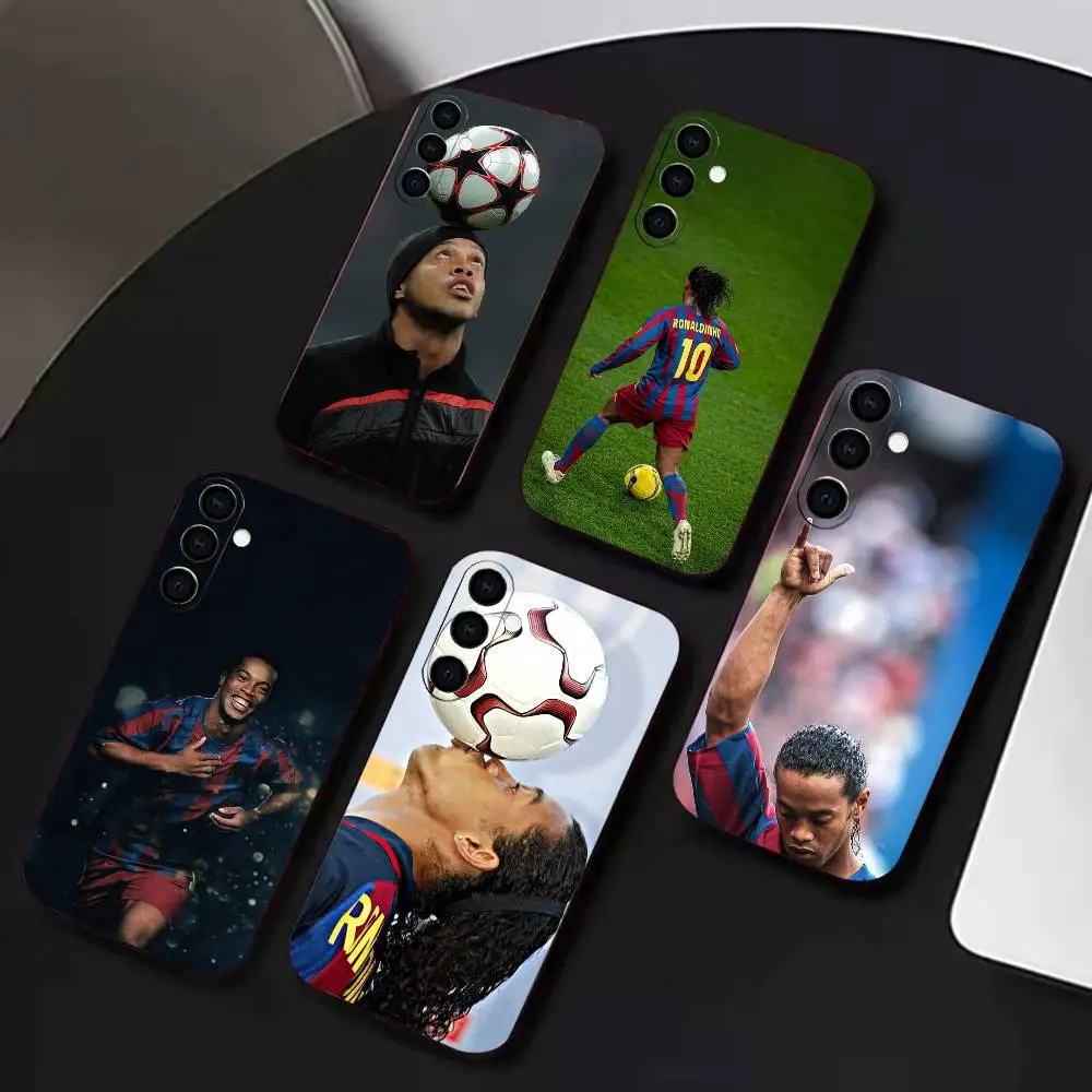 Legend Ronaldinho The Magician  Phone Case Black Soft Silicone TPU For Samsung A72,A51,A70,A71,A53,A52,A73