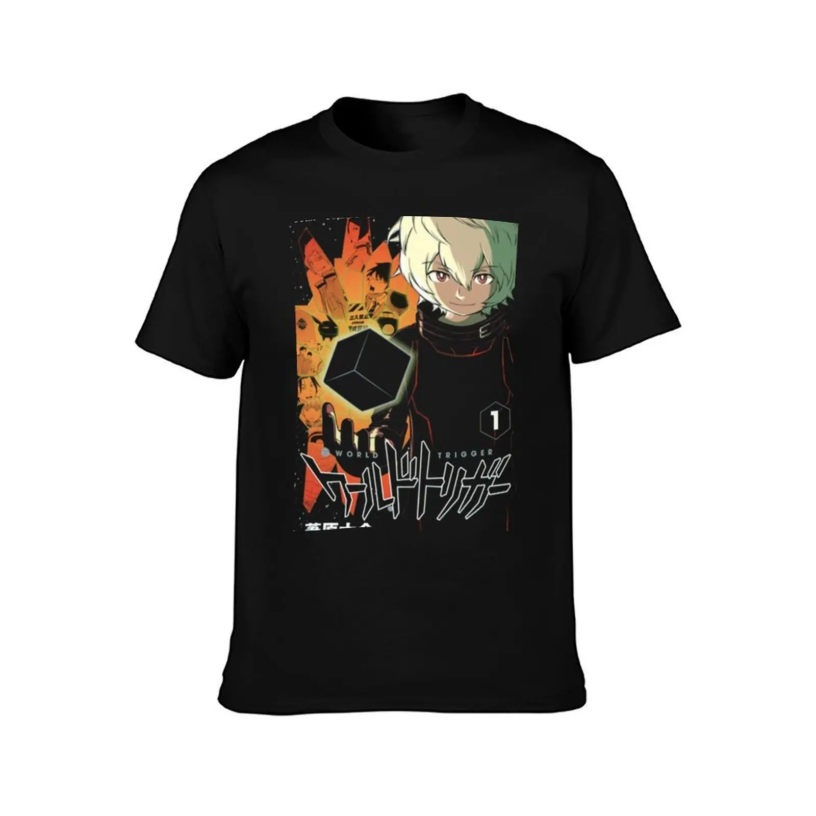 World Trigger- Yuma Kuga T-Shirt Simple Casual Short Sleeve Tee T-Shirt