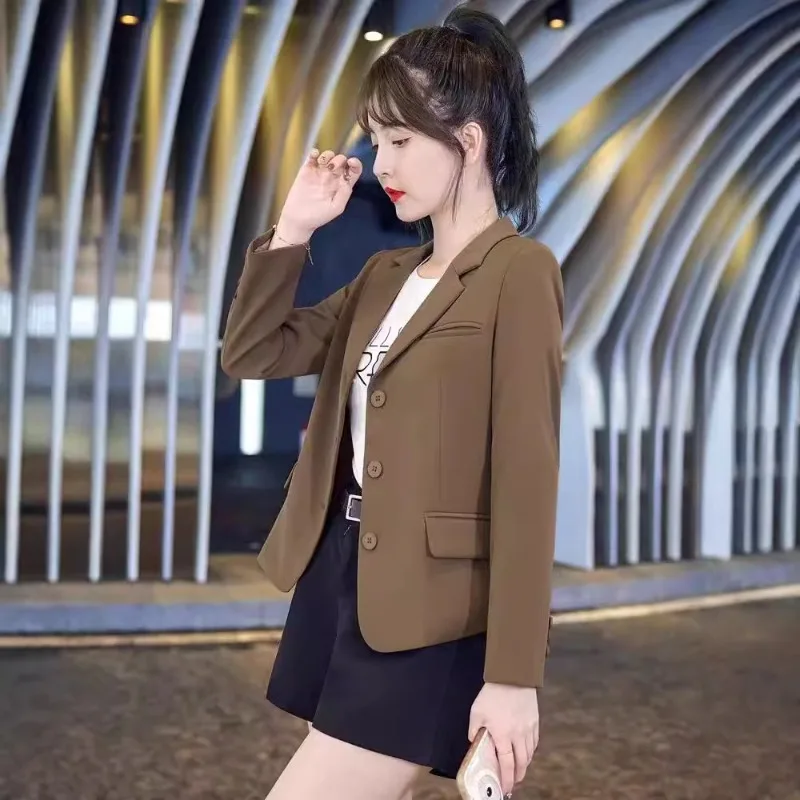 معاطف سترة السترة ملابس النساء الربيع والخريف الكورية أزياء نمط جديد، الراقية سليم صالح البنطال القصير #2