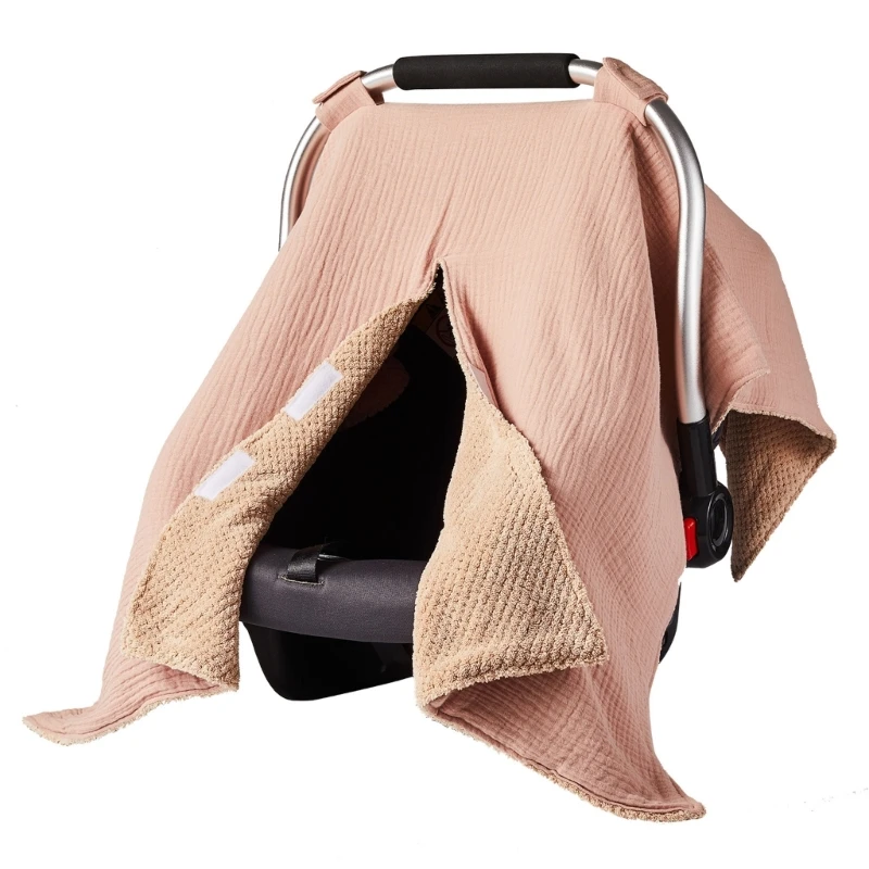 Windproof Carrying Basket Cover Baby Carriage Case Newborns Baby Blanket Strollers Protections Sleeve for Busy Parent A2UB