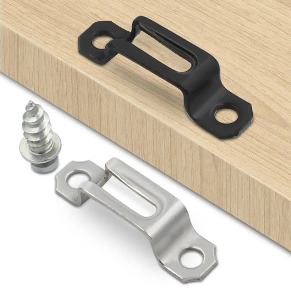 hinge Cabinet Connector Connecting Bracket Sliding Buckle Screw Fastener Wardrobe Assembly Furniture Fastener Fixed Screw