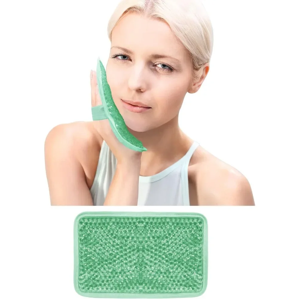 Gel Beads Ice Pack Ice Bag with Strap Reusable Hot & Cold Pack Compress for Knee Shoulder Face Skin Care Pads Eye Mask