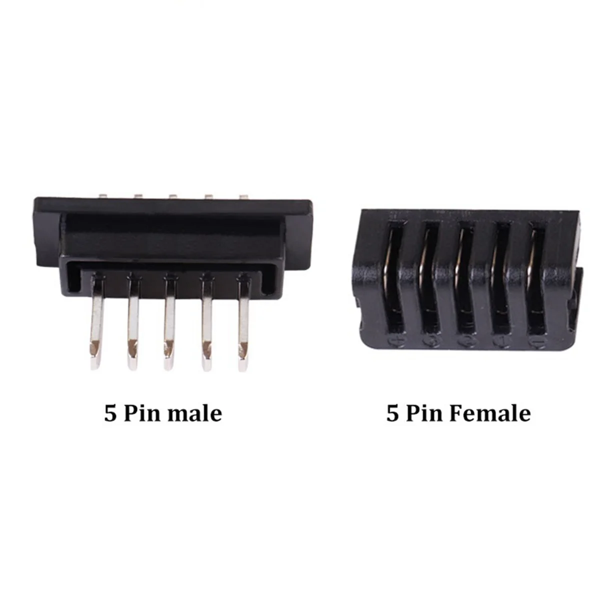 1 คู่ EBike แบตเตอรี่ Power Discharge Connector 5Pins ชายและหญิงปลั๊กแบตเตอรี่สําหรับ Hailong E-Bike ขี่จักรยาน