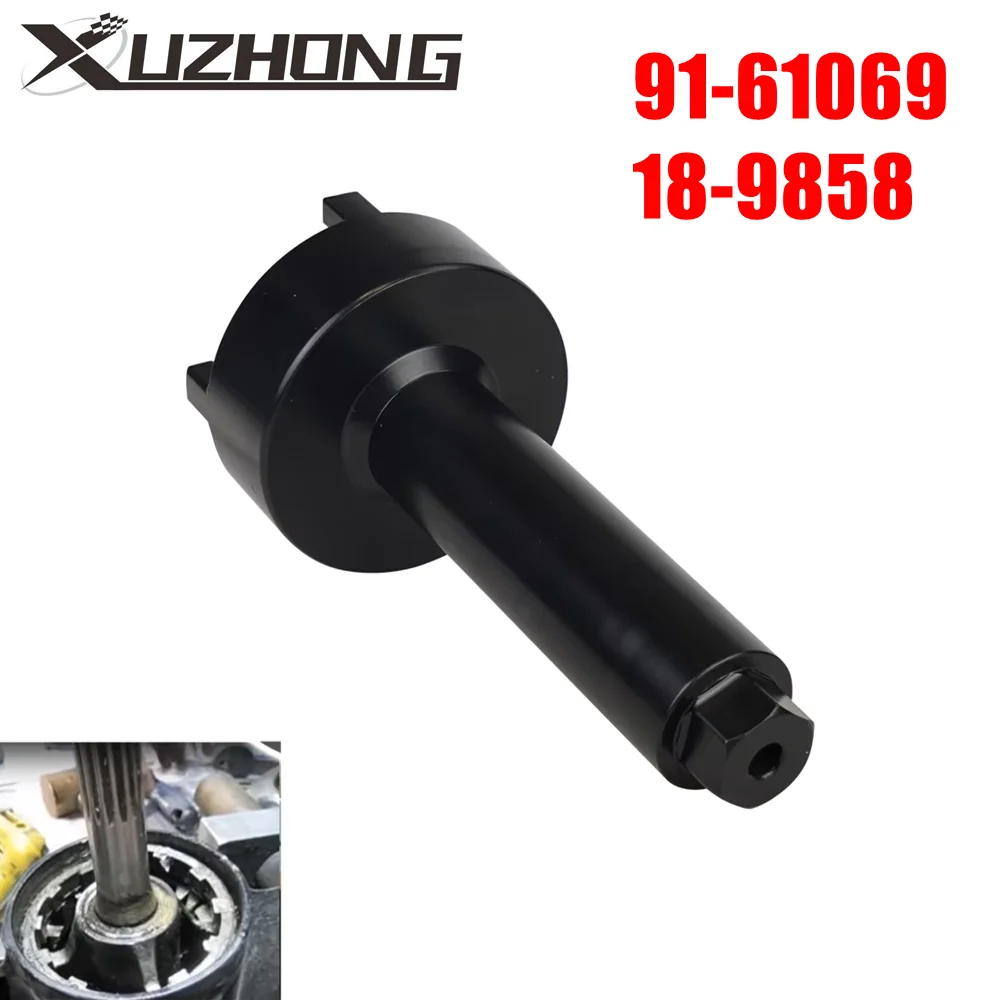 91-61069 18-9858 Boat Bearing Carrier Retainer Wrench Tool For Mercruiser Alpha One Bravo One 91-61069T Black Standard Steel