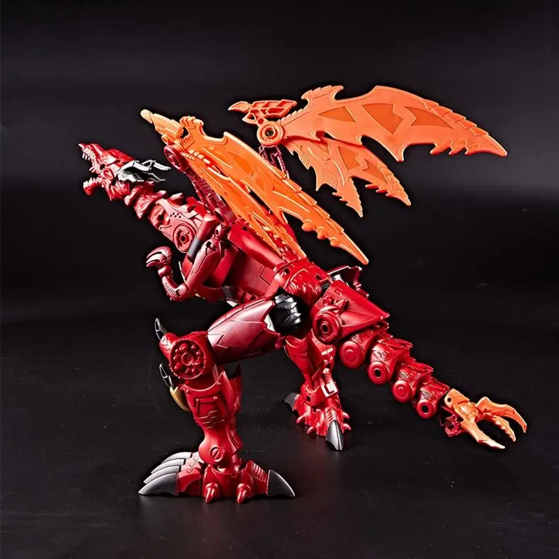 Robot transformador de 15 pulgadas/dos formas, figura de acción de Dragon Warrior, juguetes para coleccionar y ocio, juguetes para niños, vacaciones, regalos de cumpleaños